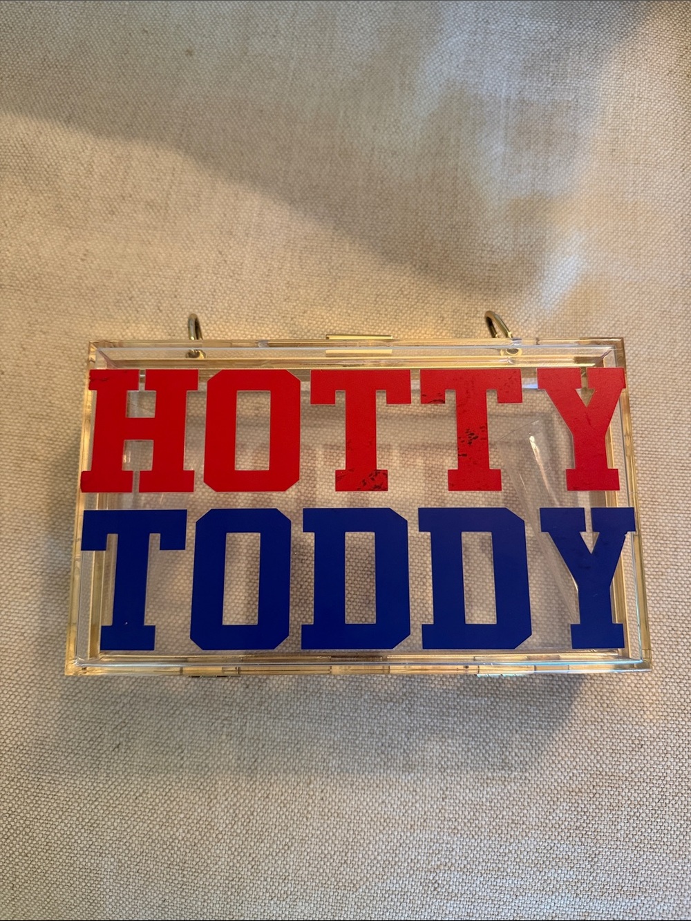Ole Miss HOTTY TODDY College Football OLE MISS  Pouch Purse CLEAR STADIUM Clutch